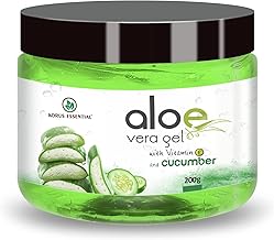 Pure Aloe Vera Gel With Cucumber and Vitamin E | For Skin and Hair - 200g Pack