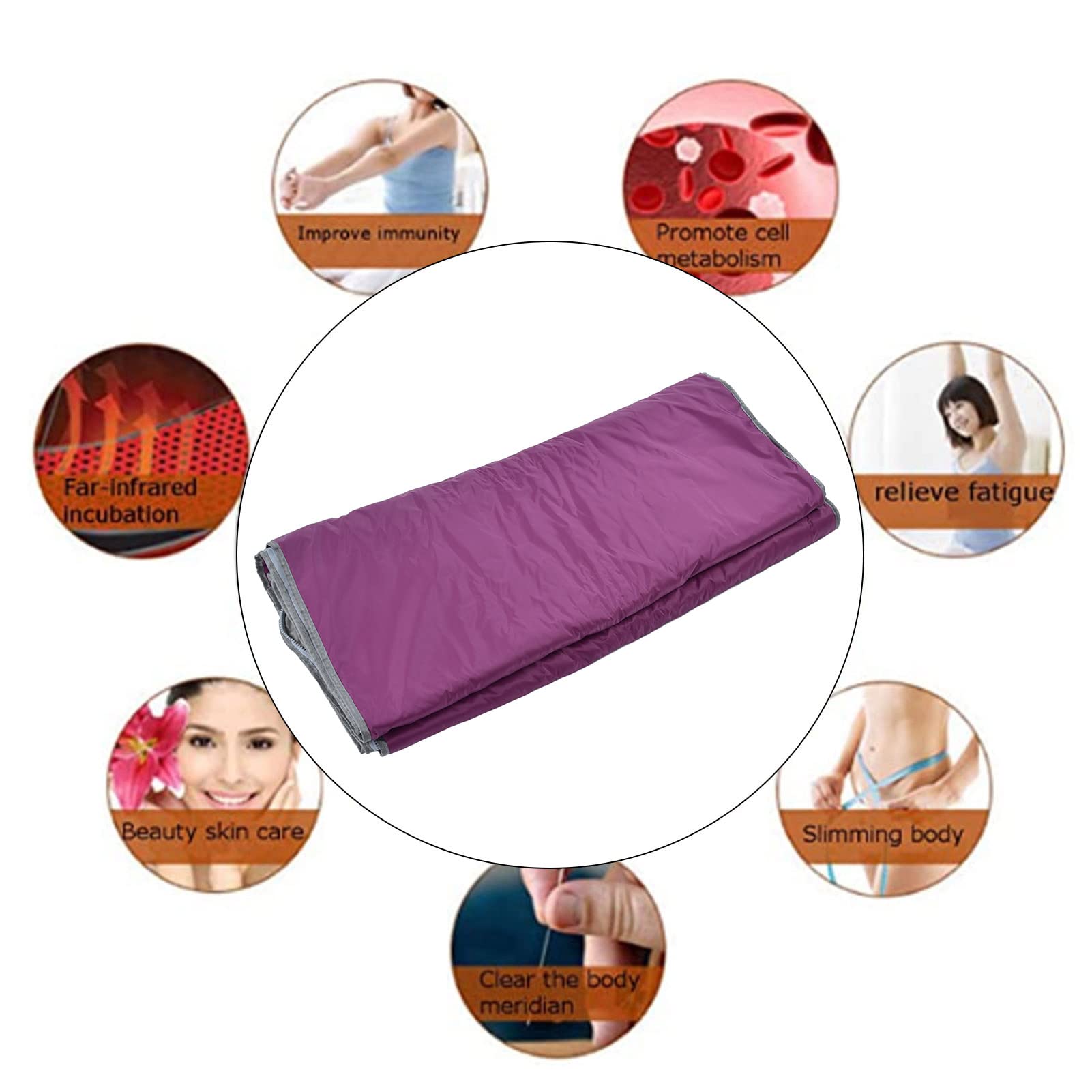 Coperta Sauna A Infrarossi Lontani 650W | Con Telecomando | Per Disintossicazione E Rilassamento - Foto 8