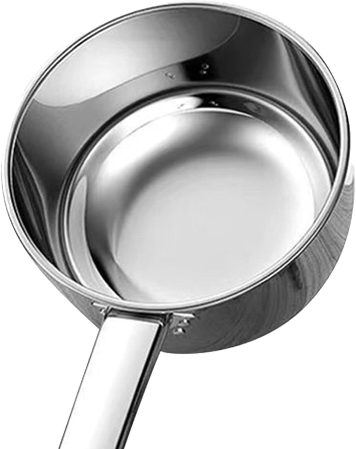 Hemoton Stainless Steel Water Ladle 14.17 Inch Deep Soup Scoop with Long Handle for Kitchen Cooking Serving Multipurpose Water Scoop Spoon