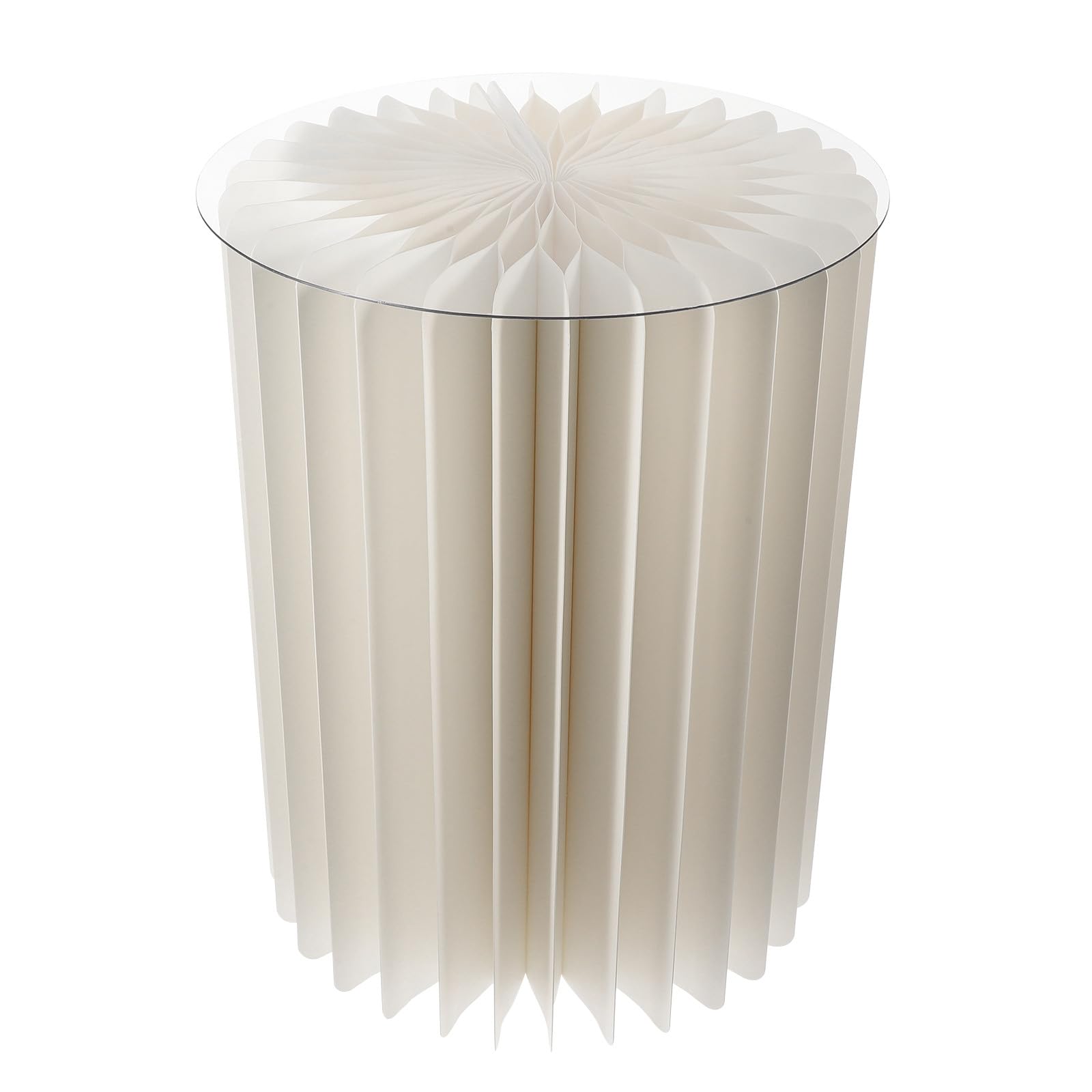 Cylinder Cake Stand Pedestal for Wedding Party Decorations Foldable Paper Column, 30Cm Diameter, 40Cm Height