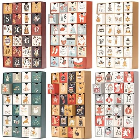 Reusable Advent Calendar with 24 Drawers Cover