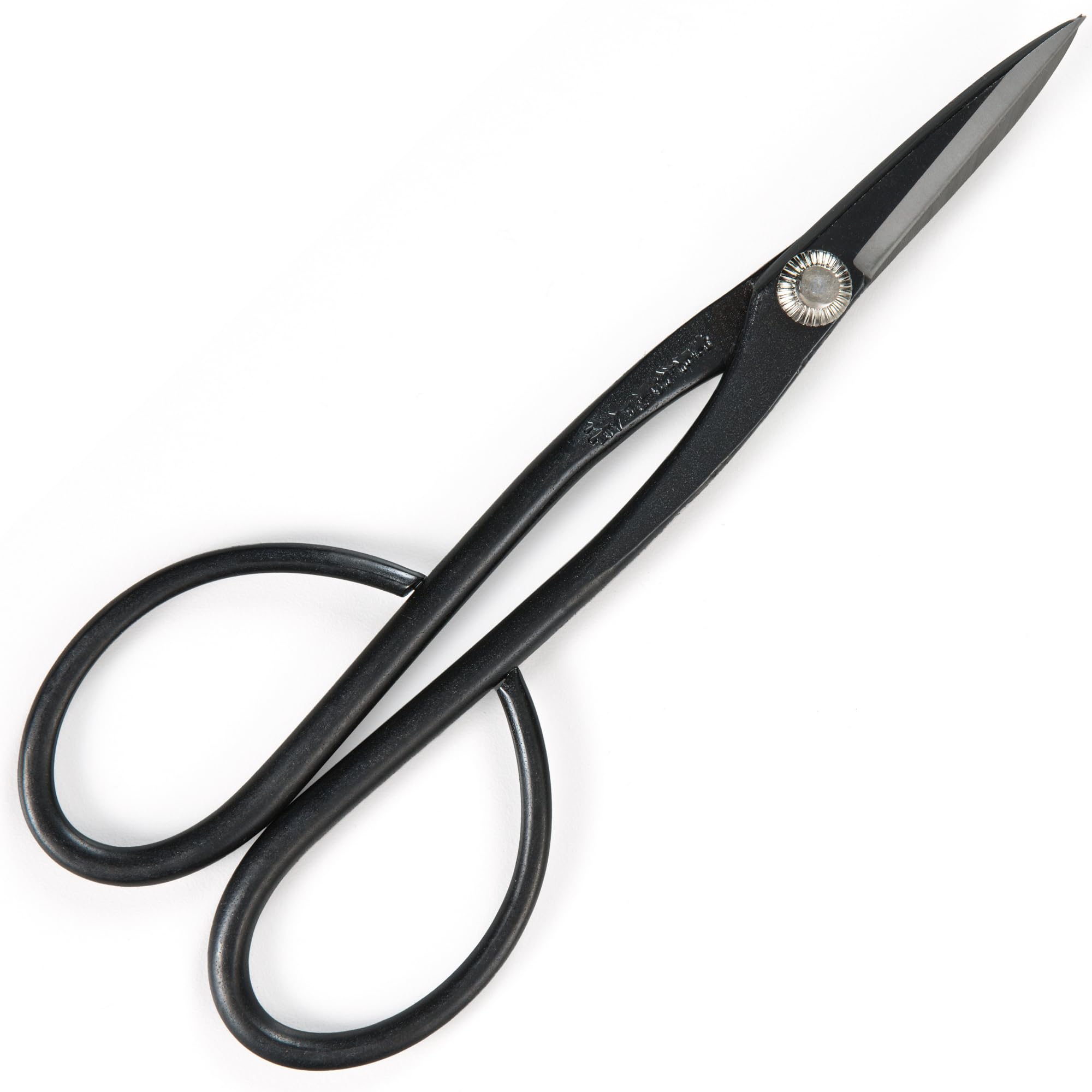 Kimura 7.3” Samurai Bonsai Scissors, [Made in Japan], Premium Japanese Yasugi Steel Blades, Lightweight Hand Forged Pruning Shears for Bonsai, Azalea, Shaping & Precision Trimming