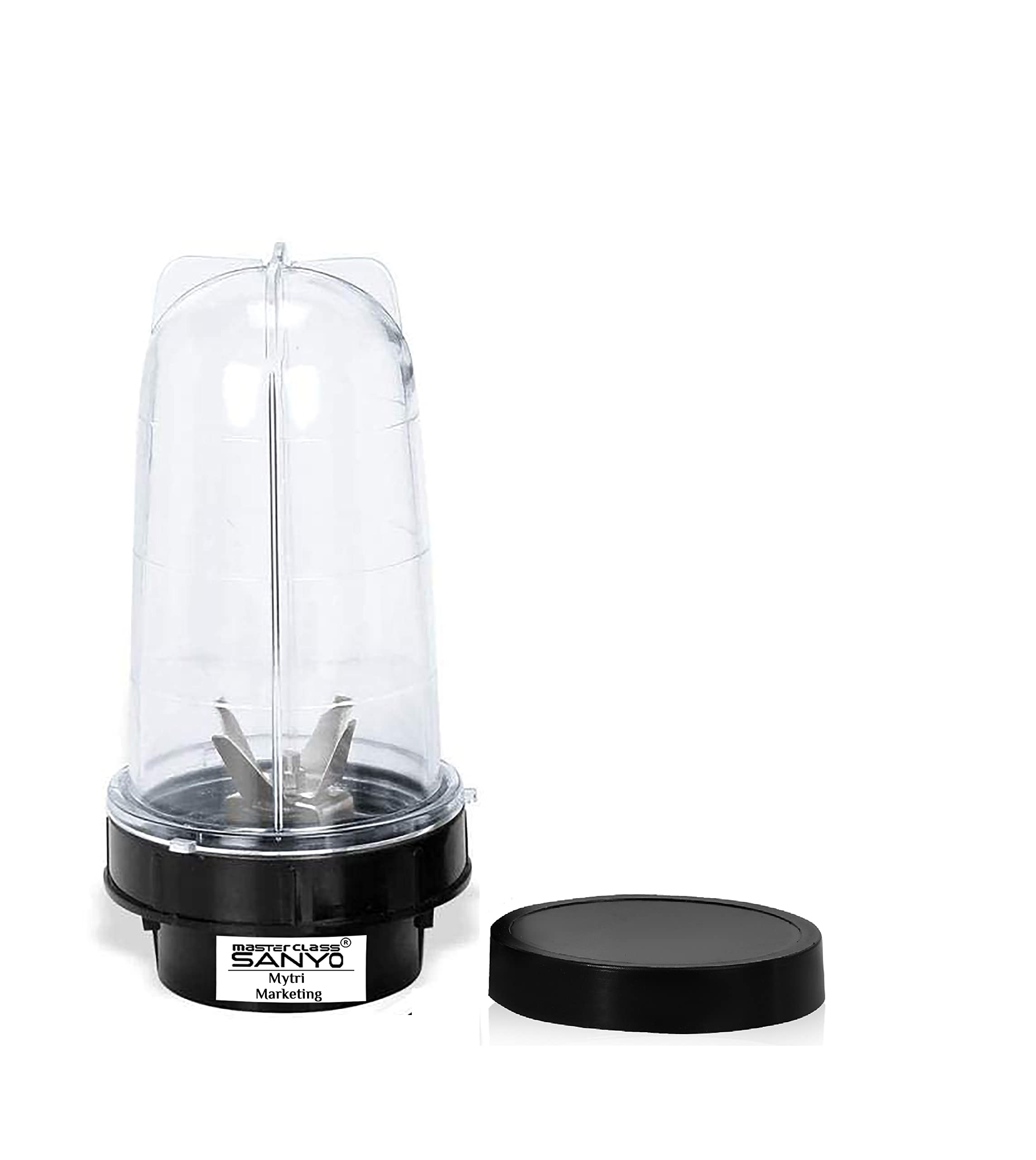 Bullet Jar for Mixer Grinder Large Set of 1 (530 ML) ABS Transparent Juicer Jar- NMA96-image-37