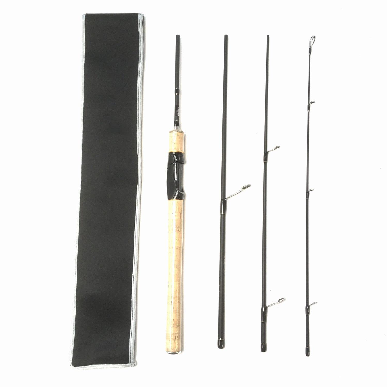 Amazon | 6フィート スピニングパックロッド 4ピース (L) 6ft