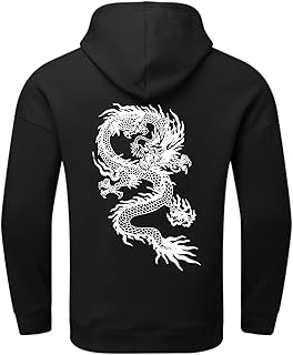 BGFIPAJG Mens Hoodies Pullover Mens Work Hoodie Mens Autumn and Winter Back Letter Printing Letter Oversize Loose Plus Size Hooded Pullover Sweater Top Blouse Mens Hoodies Pullover 5x1