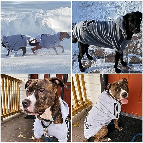 Acbagi Dog Warm Hoodies Dog Sweaters for Large Dogs Dog Clothes for Medium Dogs Dog Winter Clothes for Large Breed Boys& Girl (Pink, Large) - Image 6