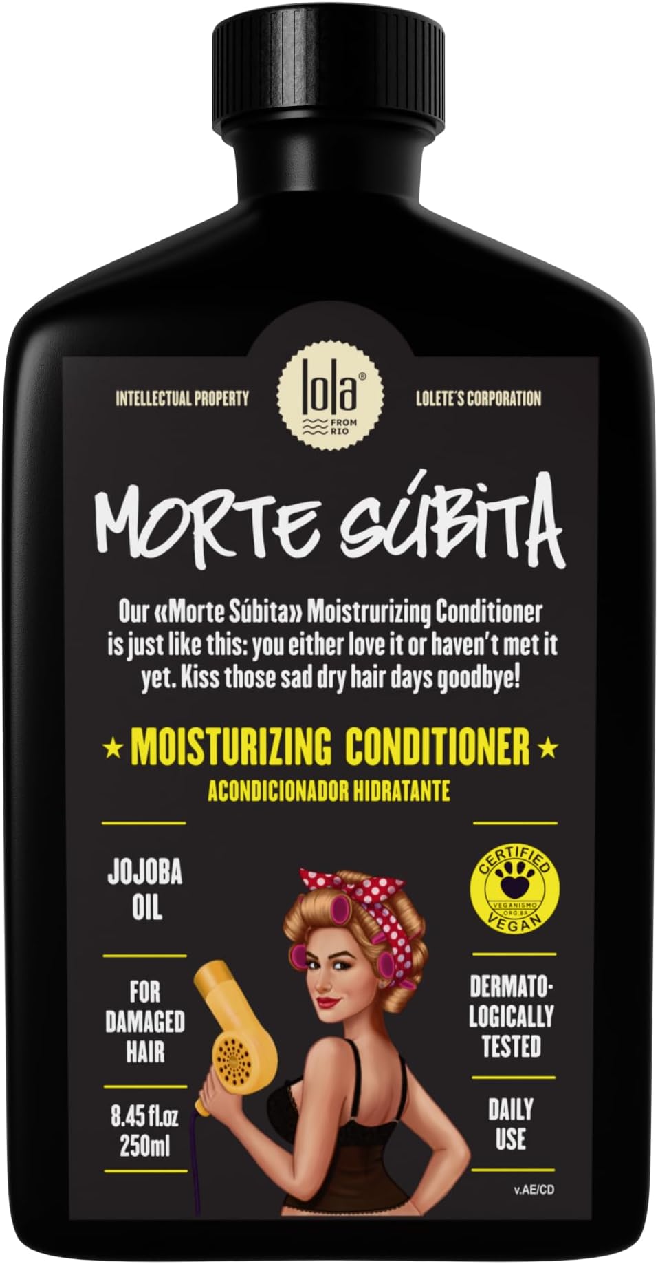 Morte Súbita Moisturising Conditioner 250g – Instant Softness & Repair – Hydrating Daily Conditioner
