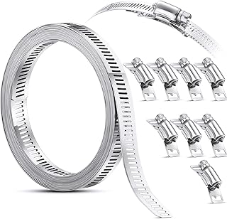 Delfino Clamps Hose Stainless Steel Worm Clamp