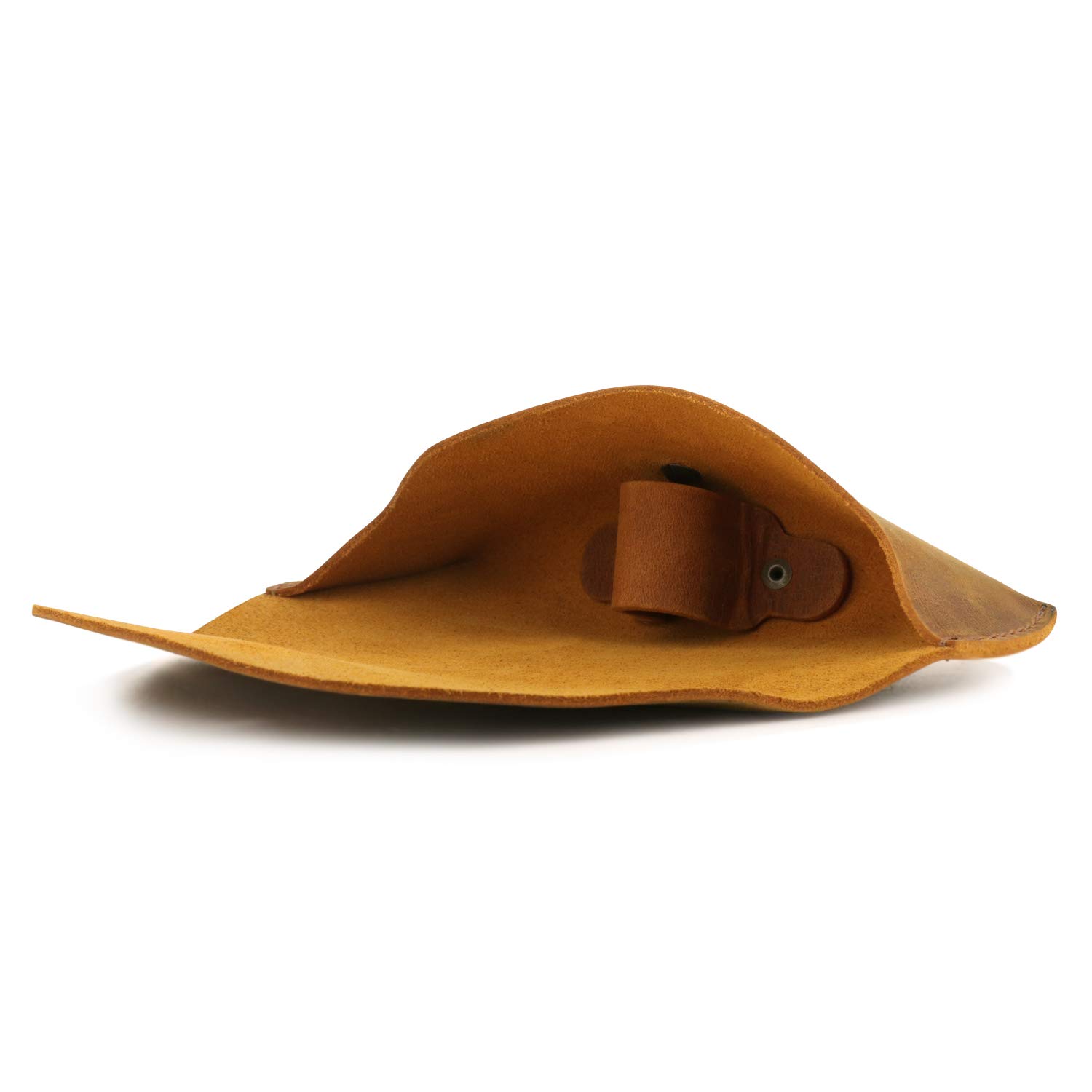 Londo Skórzane Etui Na Okulary - Unisex - Ochrona Okularów, Minimalistyczny Design, Zapięcie Na Guzik