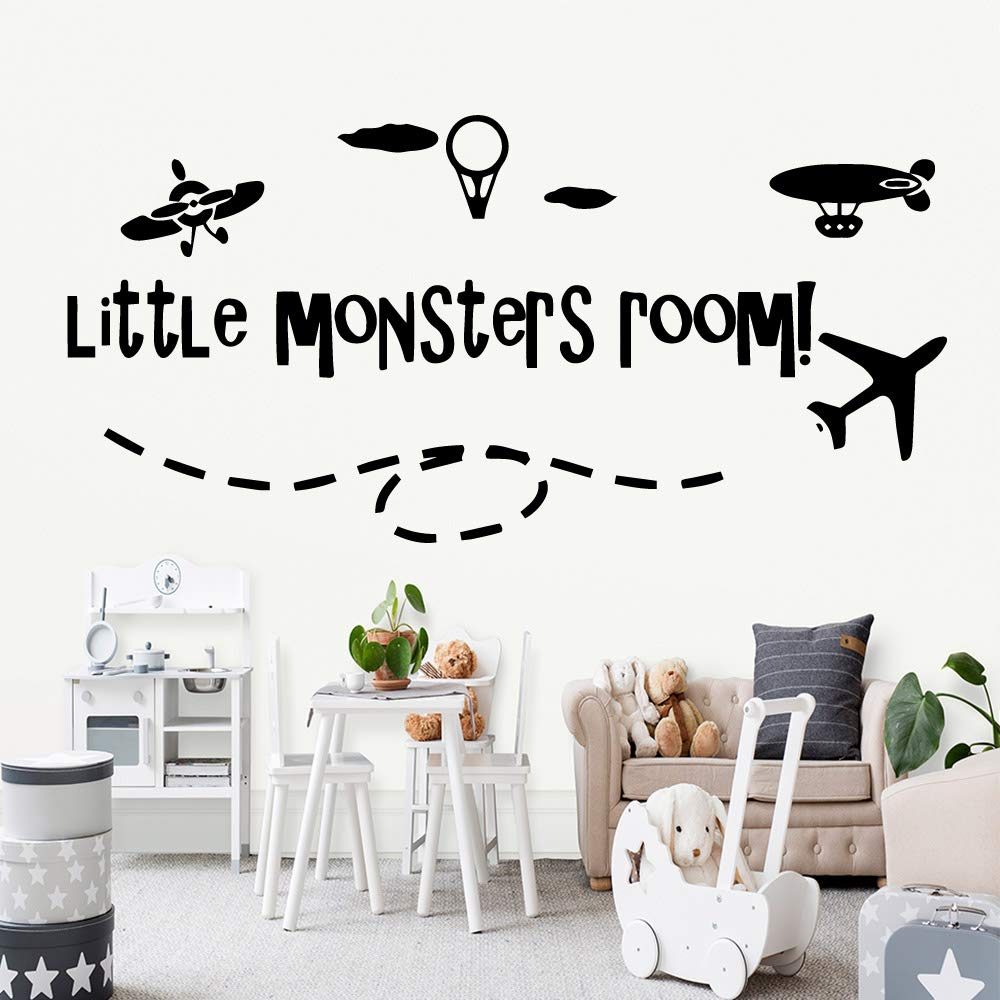 Gadgets WRAP Modern Little Monsters Room Waterproof Wall Sticker Home Decor Kids Room Nature Decor Wall Decoration (43 cm x 88 cm x 0.4 cm)