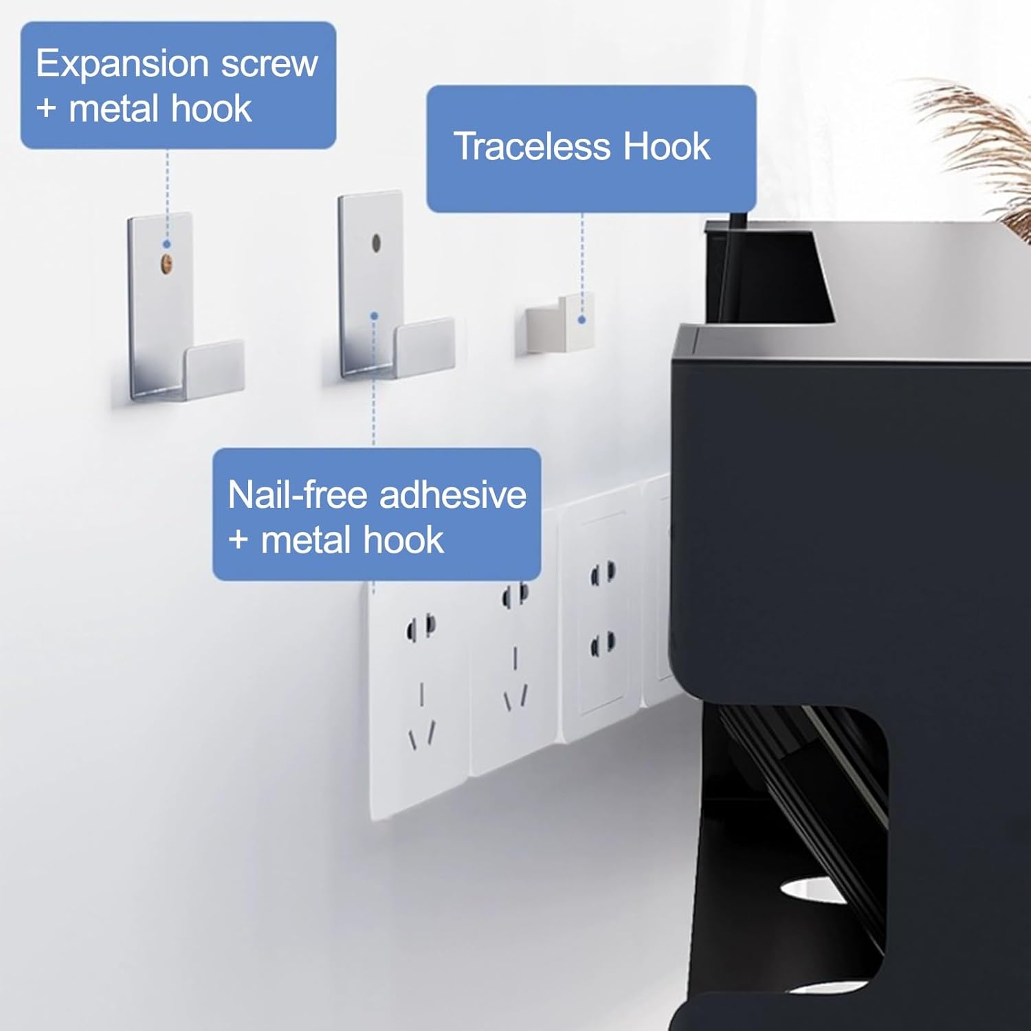 Wall Mount WiFi Router Box, Multimedia Concealment Cabinet, WiFi Router Storage Cabinet, Cable Management Organizer, for Living Room, Office, Bedroom(White,60x20cm/23.6x7.9in)