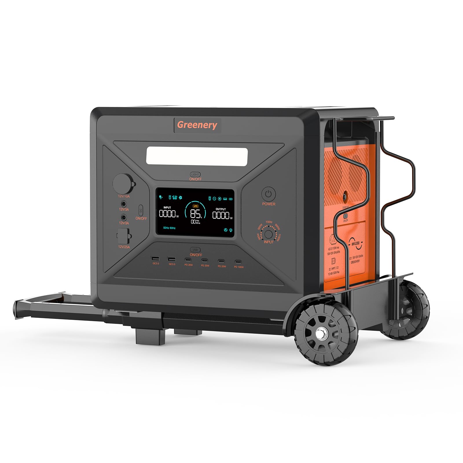 Amazon.co.jp: Greenery ポータブル電源 2500W/2300Wh +折りたたみ式
