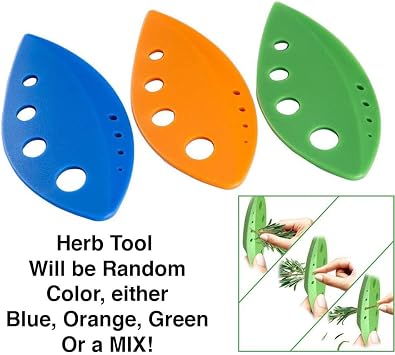 BRIGHT KITCHEN リンゴ芯抜きレバーツール ステンレススチール 梨果種リムーバー チェリーレッドグリップ 鋸歯刃付き 3 Herb Stripper + 2 Citrus レッド APPCORER