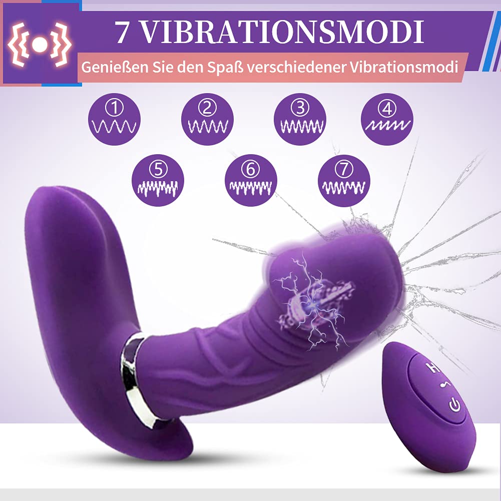 Usb-lade - Vibratore anale con telecomandi, plug anale anale, slip, slip, sesso giocattolo erotico silenzioso e impermeabile