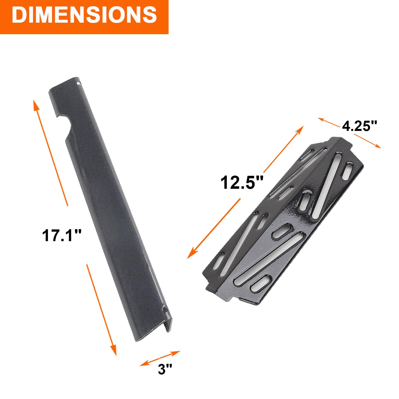 66032 Flavorizer Bars Pour Weber GS4 Genesis II&LX 300 Series,Gril Genesis II E-310 S-310 E-330 E-335 S-335,66795 43,4CM Barres Aromatiques En Porcelaine émaillée Pour Weber Genesis GS4 E/S 340