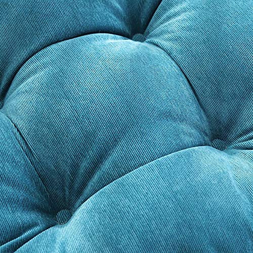 Cojín Papasan cuadrado rojo de 55x55 cm con relleno grueso de 10 cm para silla tatami 4