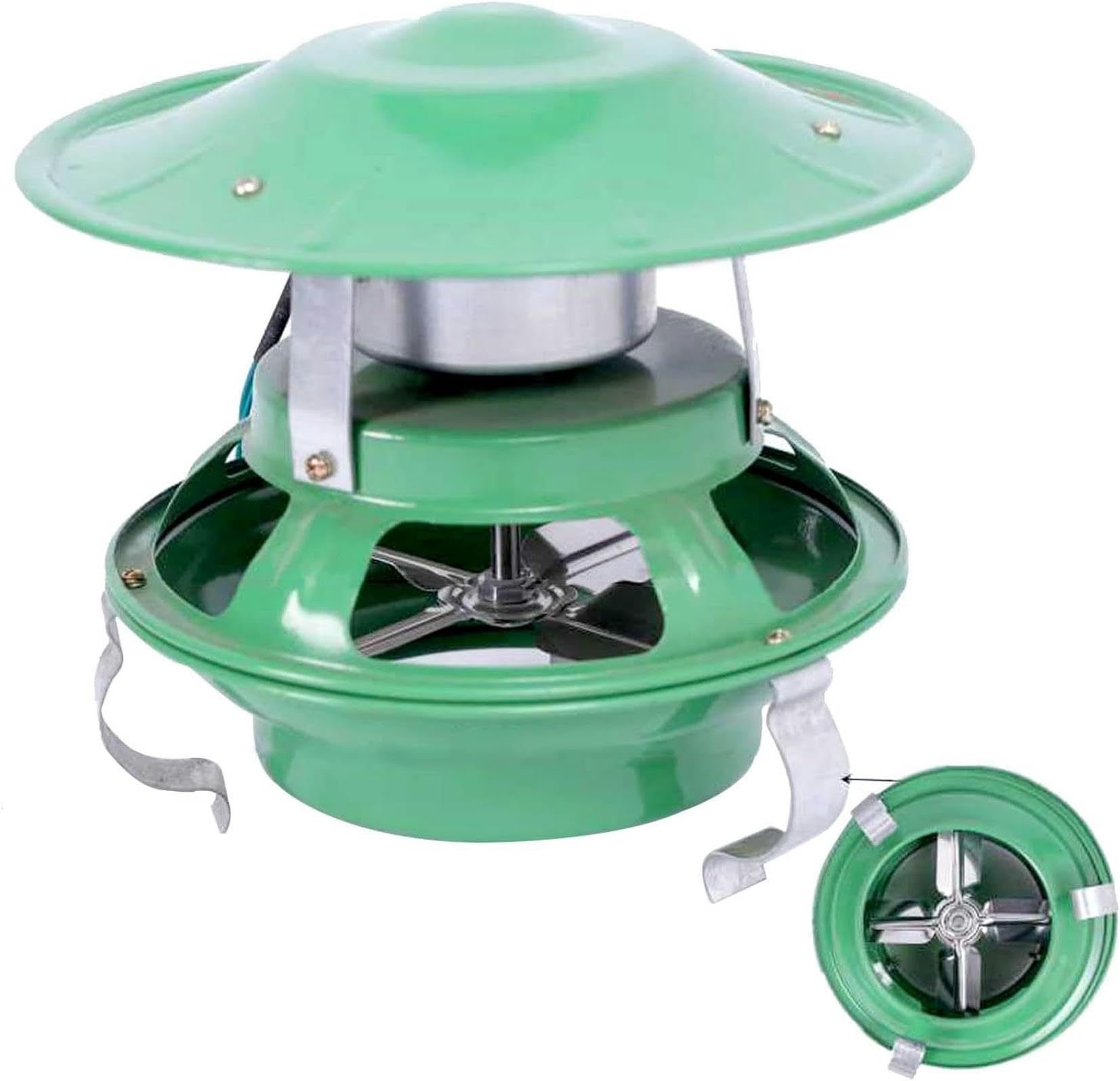 Éventail de cheminées extracteur mécanique avec ventilateur de combustion 100W
