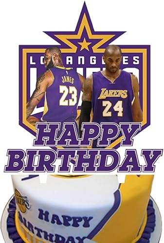 Decoración para pastel de baloncesto, decoración de pastel de cumpleaños, regalos de fiesta temática de baloncesto para niños y niñas, suministros