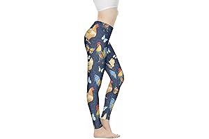 High Waisted Chicken Leggings for Women Workout Yoga Pants