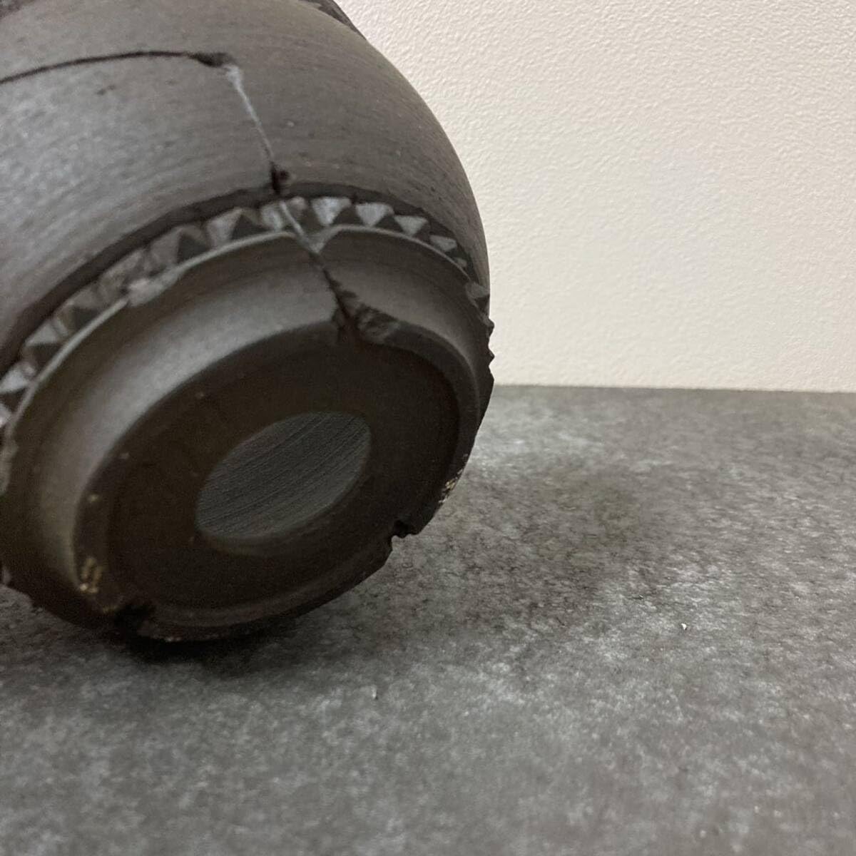 【未使用】 吉光窯 kikko 「Broken Studs FA」スタッズ 鉢 未使用 吉光窯 kikko broken studs スタッズ 植木鉢 陶器鉢 盆栽