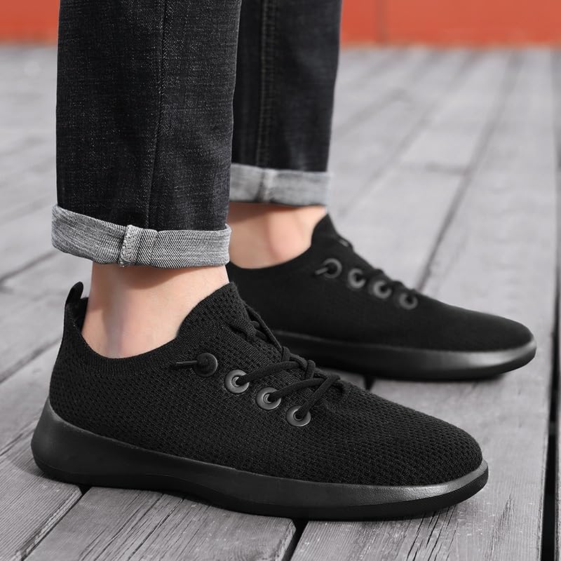 Mens Hands Free Slip On Casual Dress Sneakers Mesh Oxfords Comfortable Lightweight Business Breathable Walking Shoes3
