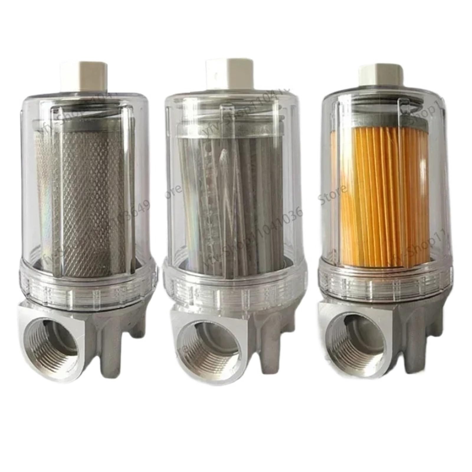 Healbyble A Vehicle Fuel Pump Dispenser Transparent Impurity Filter Ssembly Oil Refueling Machine Filtration Ccessories(A)