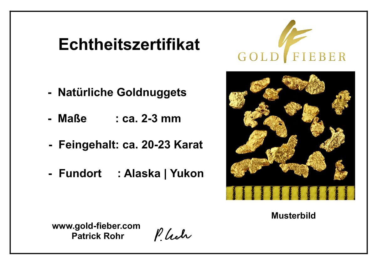 20 sztuk prawdziwych złotych kulek premium z Alaski 2-3 mm + certyfikat autentyczności Super prezent
