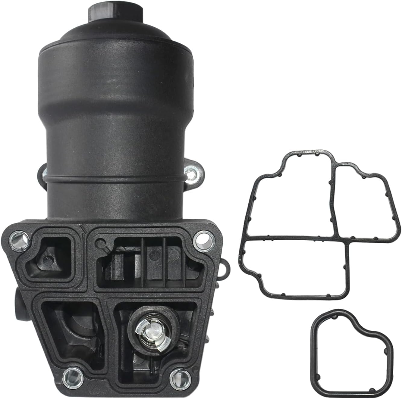 03L115389B - Carcasa de filtro de aceite con enfriador de aceite + filtro de aceite + carcasa de repuesto para A1 A3 A4 A5 A6 Q3 Q5 TT Golf VI Passat Polo Scirocco Transporter V Superb II Yeti Leon