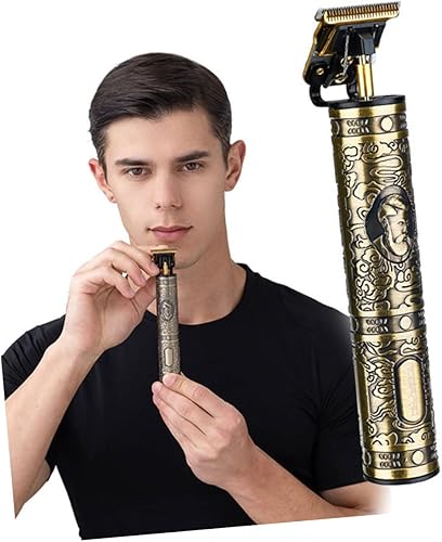 Miniatura 5 de Lurrose 1 Set Shaver Electric Retro Clipper Cordless Trimmer Li Rechargeable Clippers Tool Grooming USB T- Groomer Hair Oil Pro Head Cutting for