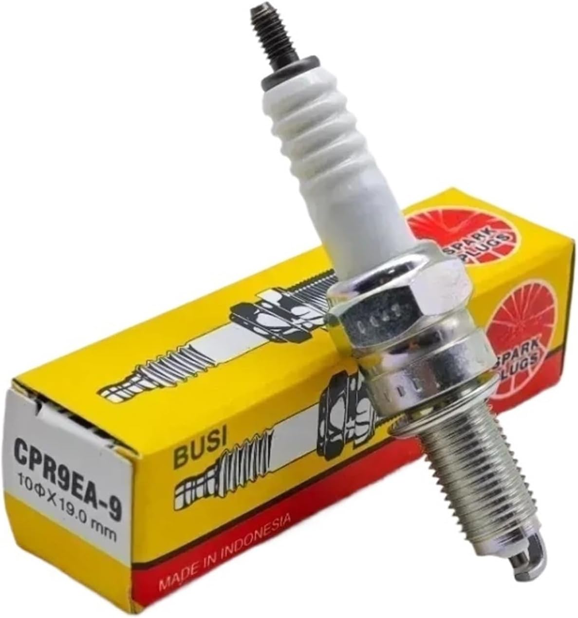 Motorcycle Spark Plug CPR9EA-9 2308 Compatible For Yamaha MT-09 10mm Thread 19mm Reach 16mm Spanner(1pcs CPR9EDX-9S)