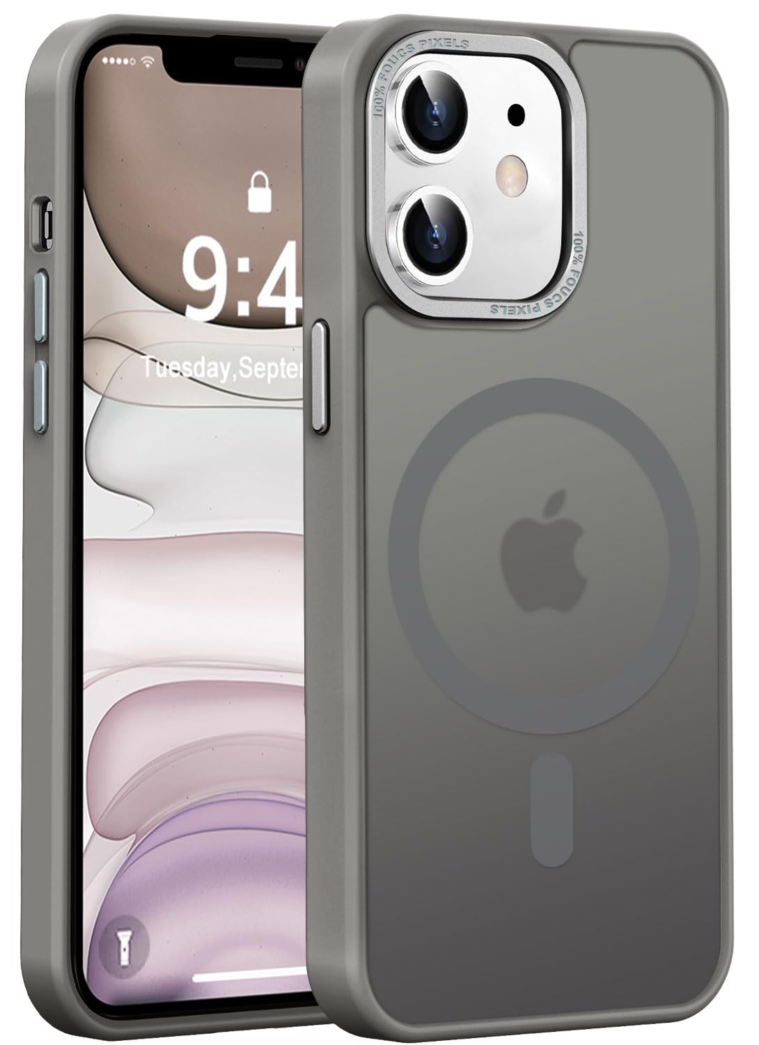 Newfuture Strong Magnetic Compatible with iPhone 17 Pro Case [13 FT Military Drop Protection] [Compatible with Magsafe] Slim Translucent Matte Shockproof with Anti-Fingerprint Phone Case, Tender Pink — view 23