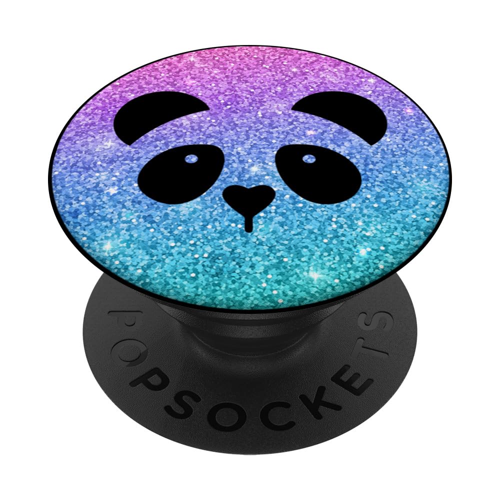 Cute Trendy Panda Bear Gift For Girls Teens And Women PopSockets PopGrip: Swappable Grip for Phones & Tablets PopSockets Standard PopGrip