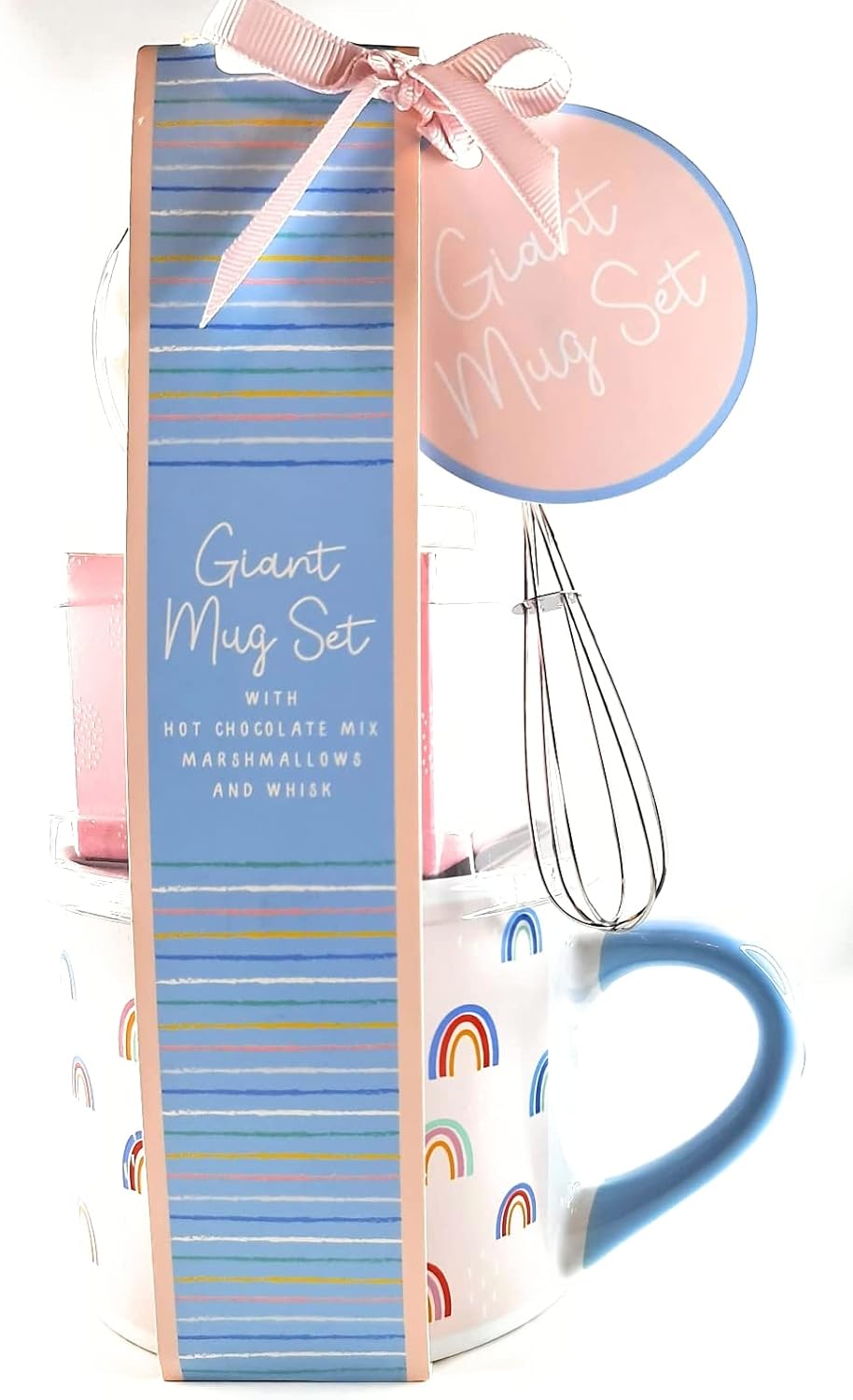 Hot Chocolate Gift Set - Giant Hot Chocolate Mugs Gifts Sets - Instant