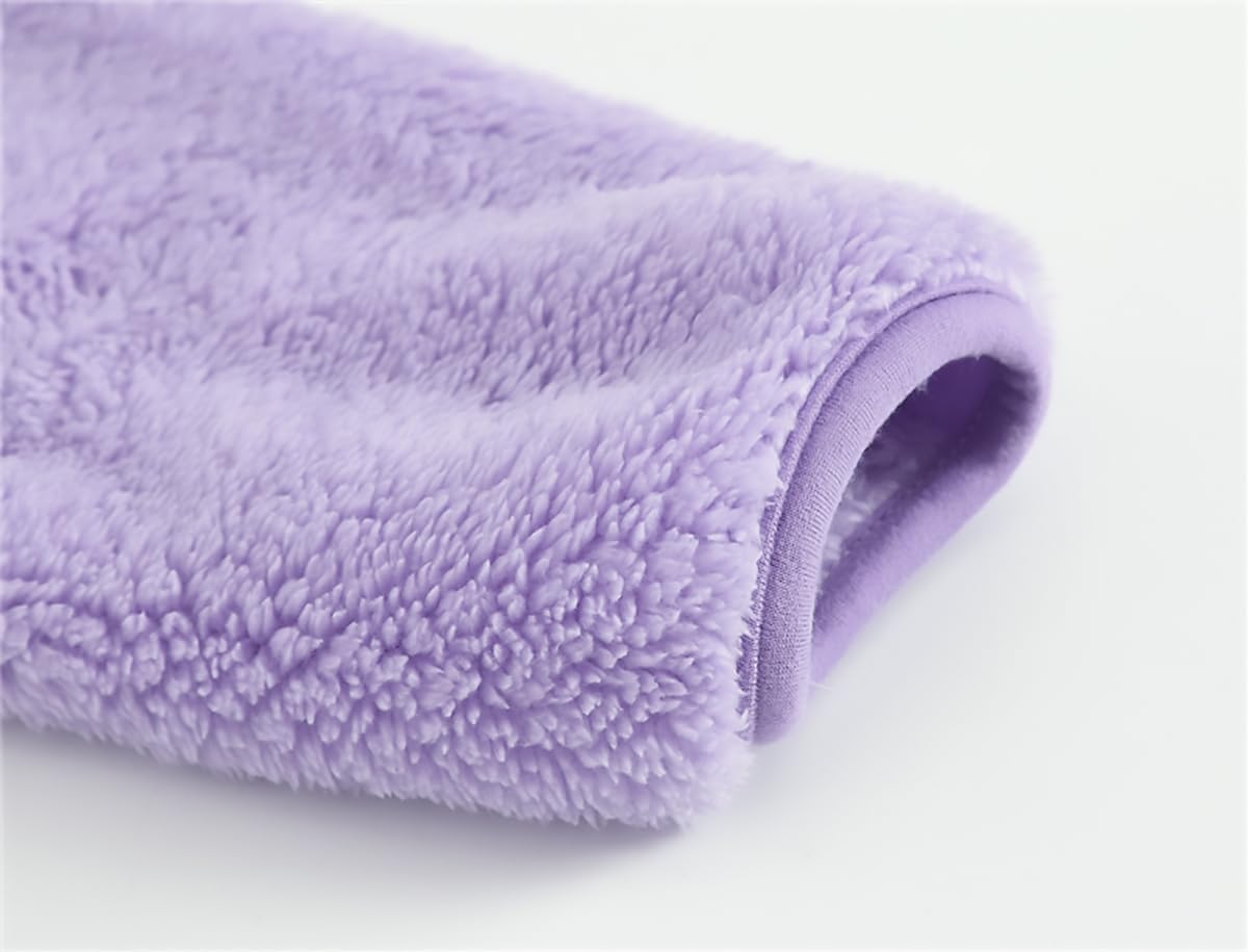 AIWUHE Toddler Boys Girls Hooded Fleece Jacket Cute Bear Hoodie Zip Up Teddy Coat Sherpa Winter Warm Outwear With Pocket 1-6Y - Image 7