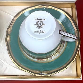 Amazon | ノリタケ ハナリンス カップ&ソーサー 2客 | ノー