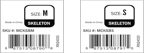 Miniatura 8 de Morph Disfraces  Disfraz de esqueleto que brilla en la oscuridad para niños  Disfraz de esqueleto para niño que brilla en la oscuridad  Disfraz de