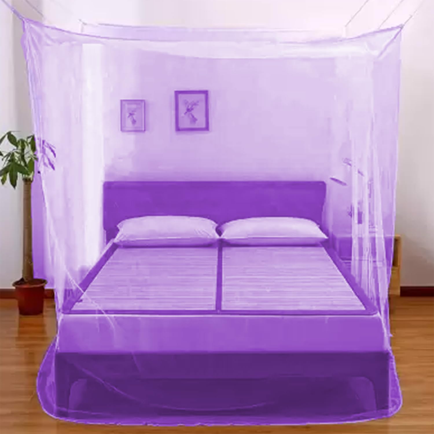 Lets Vibe Bed Mosquito Net: Sleep Soundly with Our Stylish Protection from Mosquitoes for Blissful Nights and Relaxing Days | Easy Installation and Breathable Mesh | Pack of 1 (B0D2HJRSW9) Amazon Price History, Amazon Price Tracker