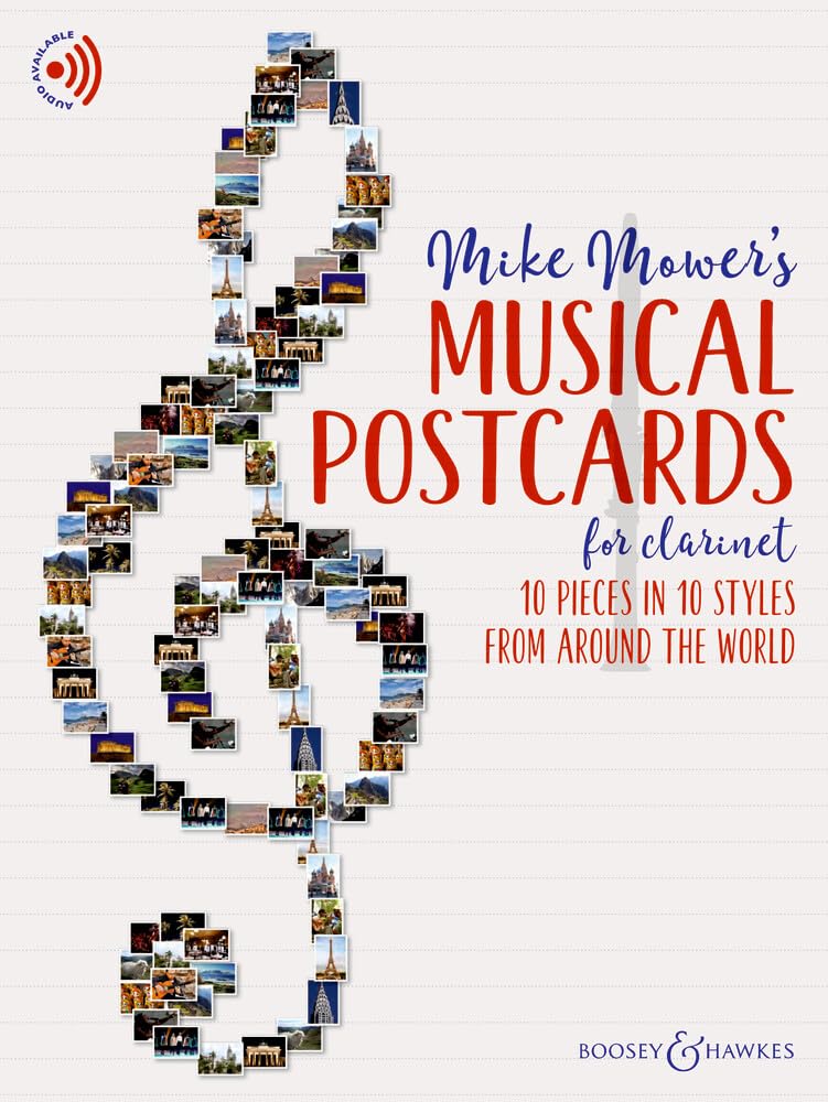 Musical Postcards for Clarinet – 10 Pieces in 10 Styles from Around the World
