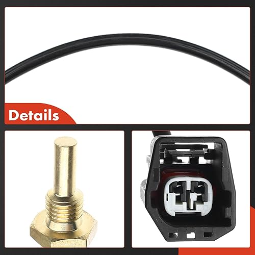 Miniatura 6 de A-Premium Sensor de temperatura del refrigerante del motor compatible con Volvo C70 1998-2001 S40/V40 2000-2002 S60 2001-2002 S70 1999-2000 V70