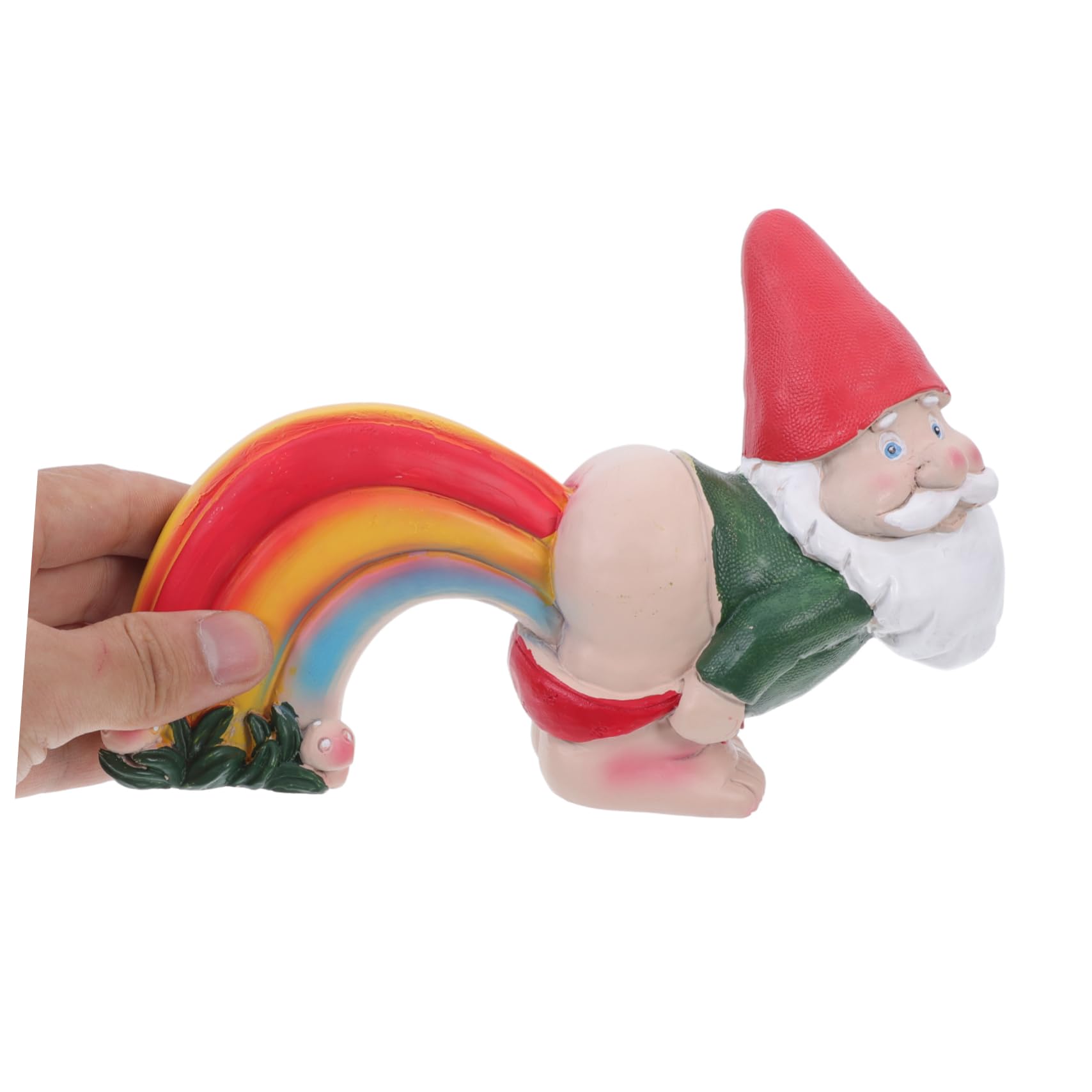 TOYANDONA 2 Figurka Krasnala Ogrodowego z Żywicy Dekoracja Do Ogrodu Wodoodporna i Idealna Przyjęcia i Tarasy Świetna Zewnątrz Wnętrz