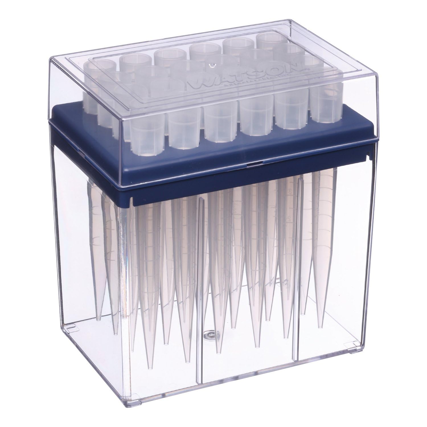 WATSON-BIO-LAB, 124-5000S-min, 5000 µL, Filtered Tips with Polycarbonate Rack, 24 Pieces, Natural Color, Made in Japan/Kobe