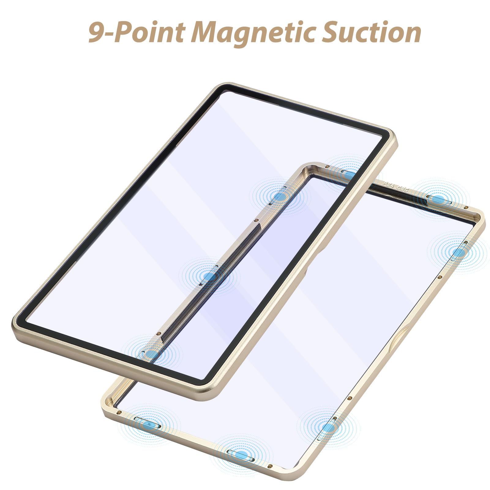 Nieuw Ontwerp Gradiënt Kleur Magnetische Trading Card Vitrine Uv Resistente Sort