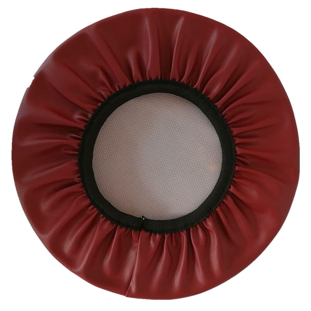 Housse De Tabouret De Bar Rond En Cuir Synthétique