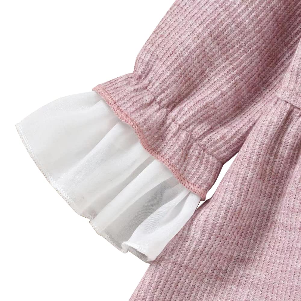 Hopscotch Girls Padding Polyester Full-Sleeve Solid Long Coat with Headband in Pink Color For Ages 2-3 Years (YUG-4227645) 4
