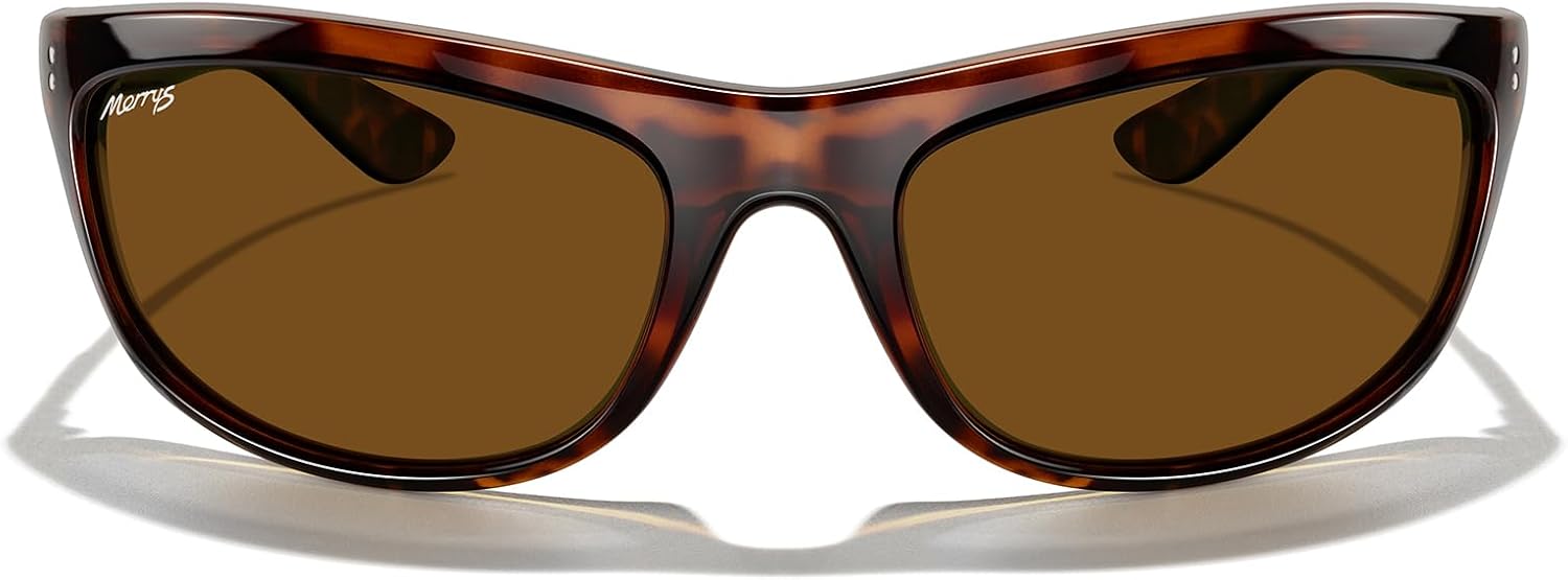 MERRY'S Wrap Around Sport Polarized Sunglasses for Men Women Driving Fishing UV400 Protection