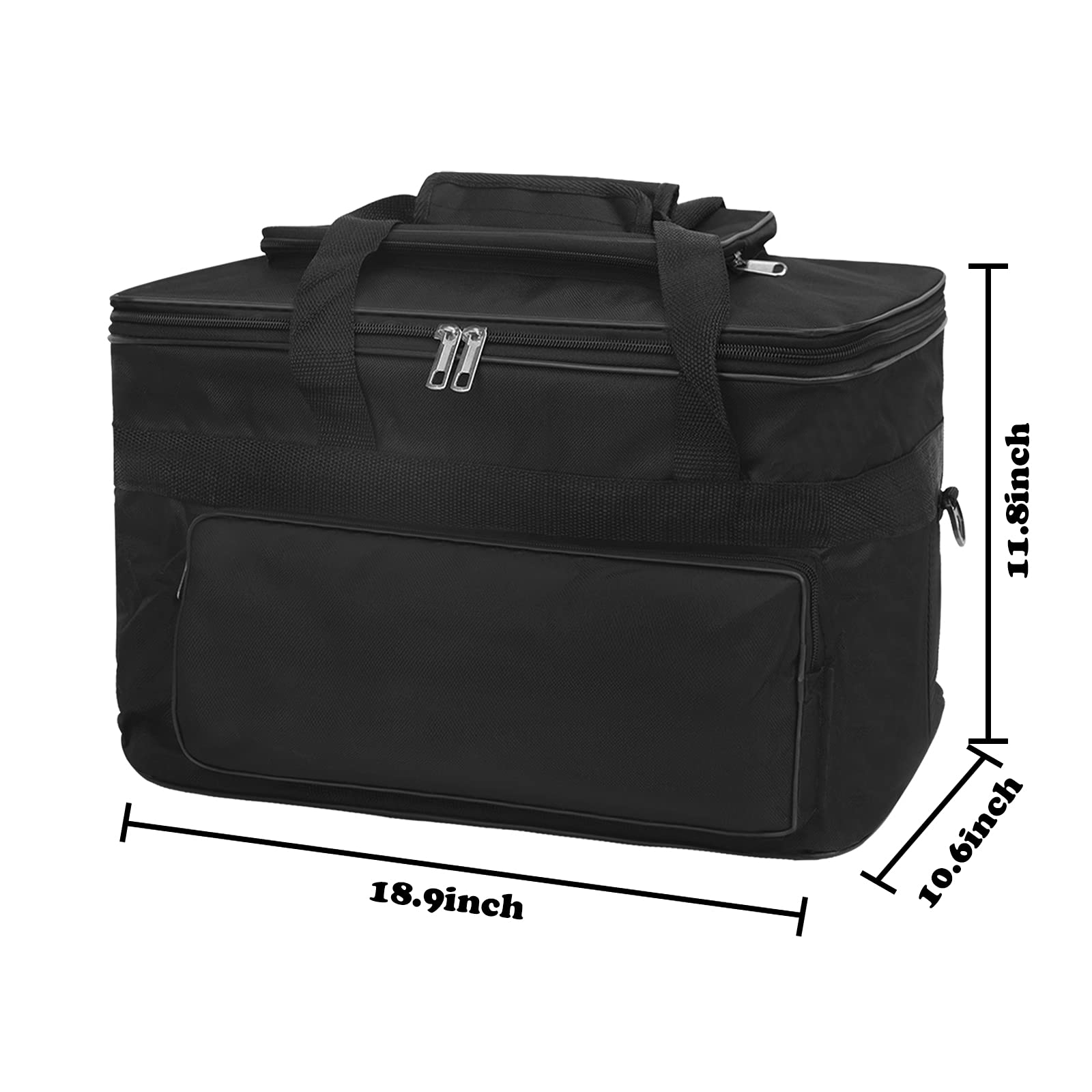 JIAHG Boîte à Outils de Peinture Portable Boîte de Rangement pour Fournitures de Peinture en Tissu Oxford Imperméable Sac Fourre-tout d'Artiste Pliable Grande Capacité Portfolio Sac à Bandoulière