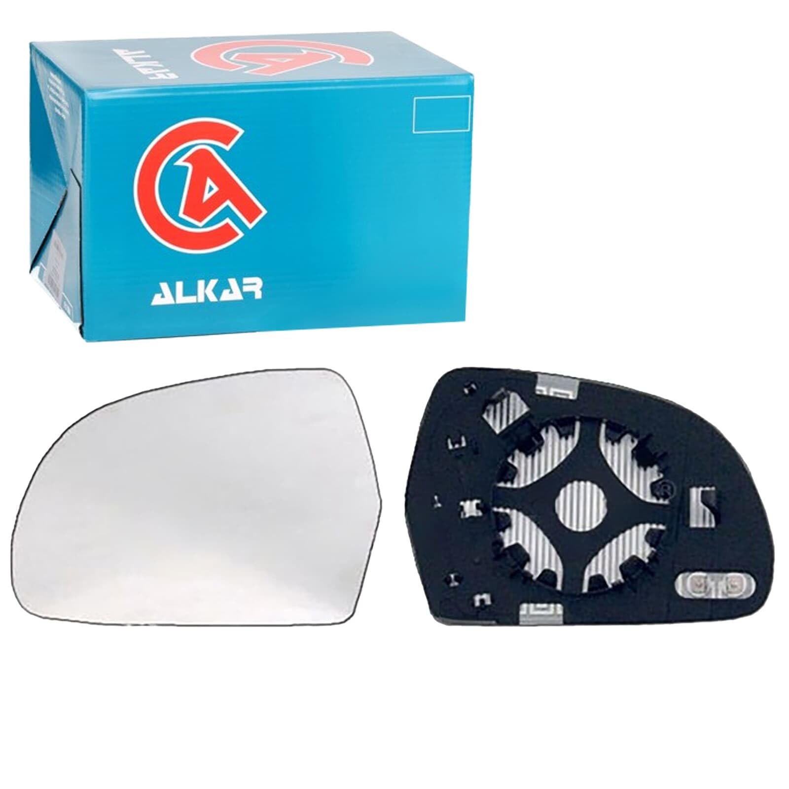 Alkar 6432795 Outside Heated Convex Mirror Glass with Holder