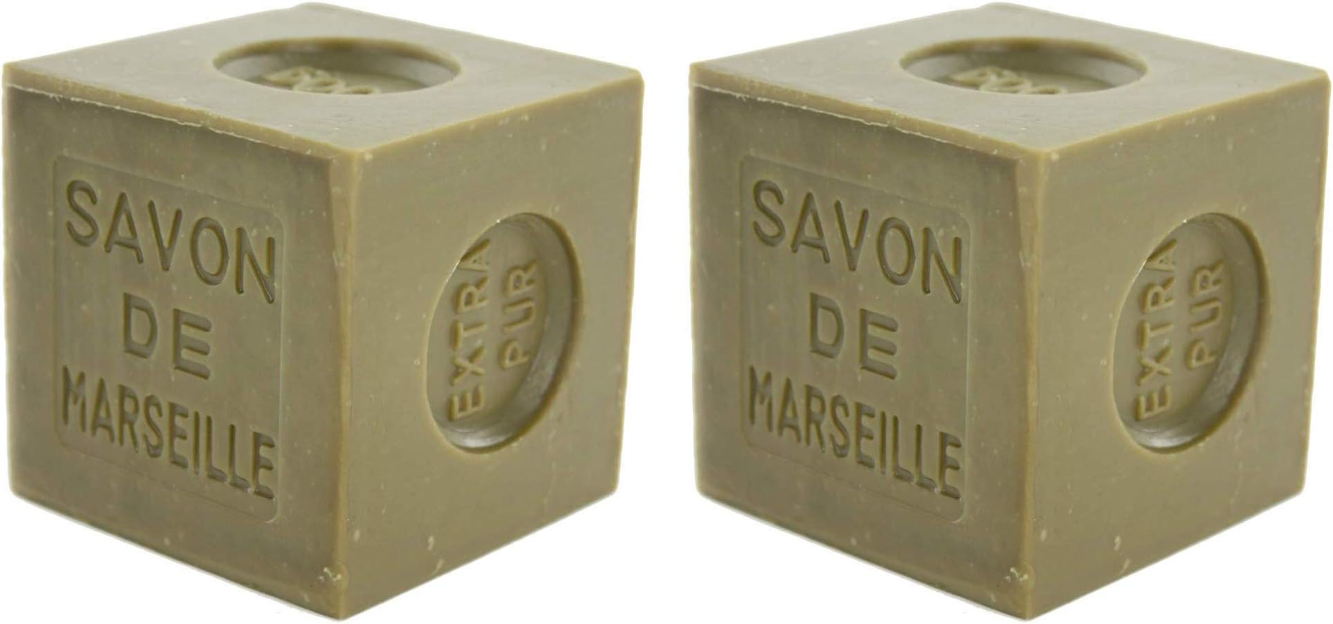 Marius Fabre Marseille Soap, 72% Olive Oil - Pack of 2 X 400g