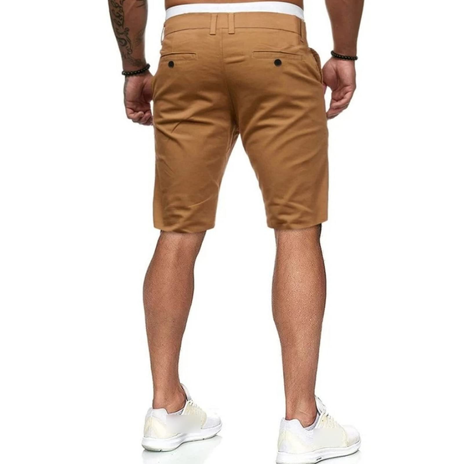 Amazon.com: Men's Slim Fit Classic Chino Short Comfort