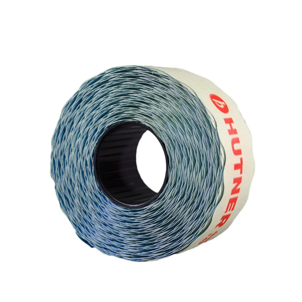 30 Rollen Preisetiketten 26x12 hell-blau permanent | 45.000 Etiketten | Preisauszeichner Etiketten | Auszeichner Etiketten | HUTNER